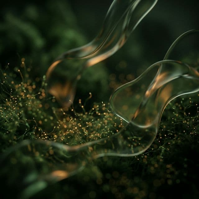 Organic bio network background